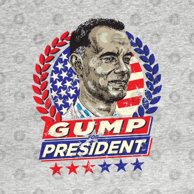 Gump For President by Alema Art